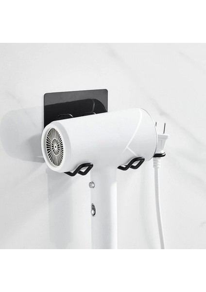 Fön Makine Askısı Siyah Yapışkanlı Fön Makine Tutucu fiyatları