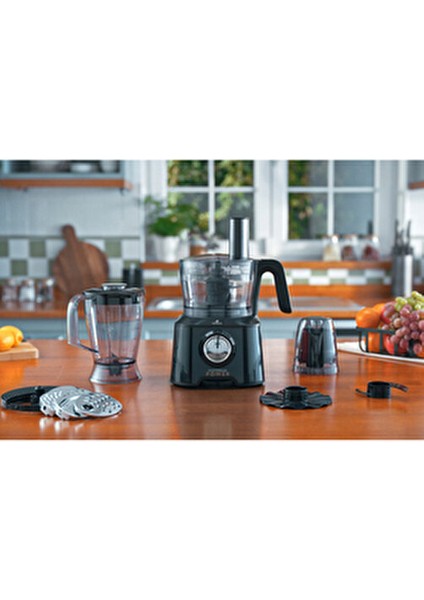 Premium 4 Bıçaklı Doğrayıcı, Mutfak Robotu, Doğrama, Karıştırma, Öğütme, Rendeleme, Dilimleme 2000W fiyatları