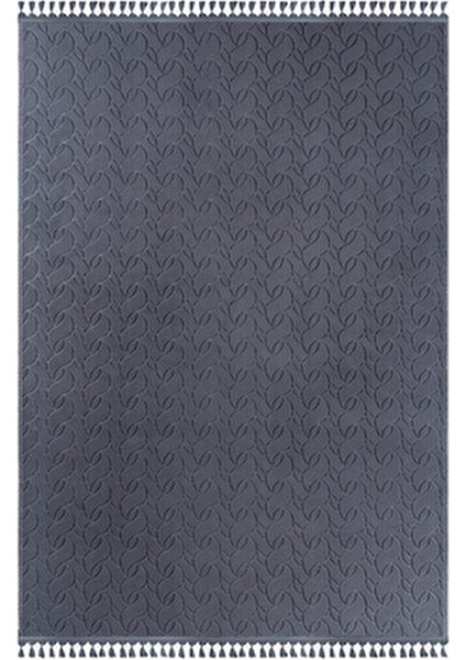 Oslo Vl Premium Yıkanabilir Kaymaz Tabanlı Saçaklı Kesme Rulo Halı Yolluk Antrasit 4001 fırsatları