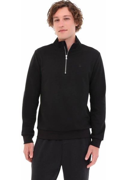 MB BS47 Hzıp Sw 5pr Siyah Erkek Sweatshirt 102024315