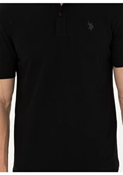 Siyah Erkek Slim Fit T-Shirt GTP04IY024 Dmls