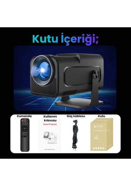 HY320 Mini Projeksiyon Cihazı Taşınabilir Android Sistemli Wifi HDMI USB Destekli Projektör indirimleri