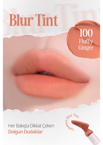 Blur Efekti Veren, Kadife Bitişli, Dolgunlaştırıcı Tint Clıo Volumate Blur Tint 100 Fluffy Ginger fiyatları