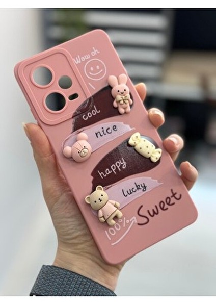 Xiaomi Redmi Note 12 Pro 5g Uyumlu Oyuncaklı Şeker Silikon Kılıf