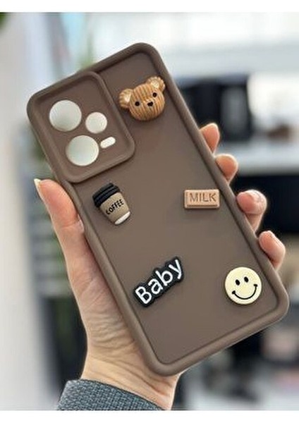Xiaomi Redmi Note 12 Pro 5g Uyumlu Çikolata Baby Oyuncak Tasarımlı Silikon Kılıf