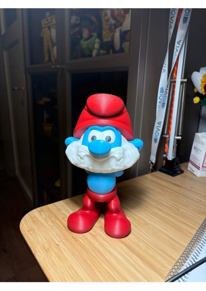 Şirin Baba Figürü – Grand Smurf Koleksiyonluk Model fırsatları