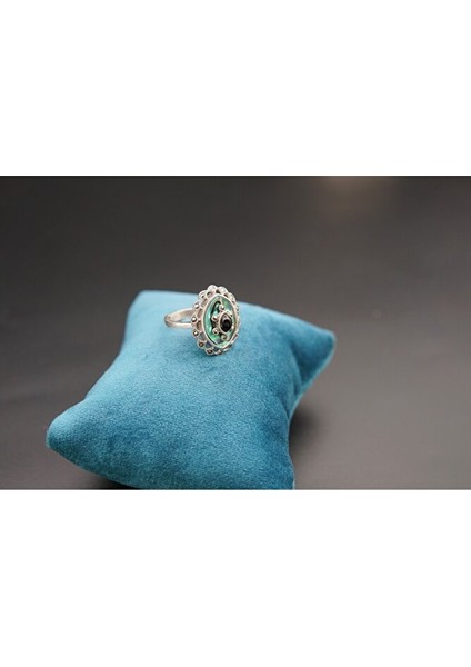 925 Ayar Kadın Zümrüt Yüzük SY0002 fiyatları