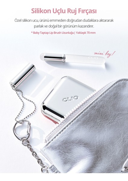 Silikon Uçlu Ruj Fırçası Clıo Baby Taptap Lip Brush fiyatları