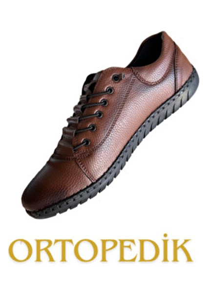 Ortopedik Tabanı Dikişli Kauçuk Taban Dört Mevsimlik Carık Model Tarzı Günlük Hafif Ayakkabı