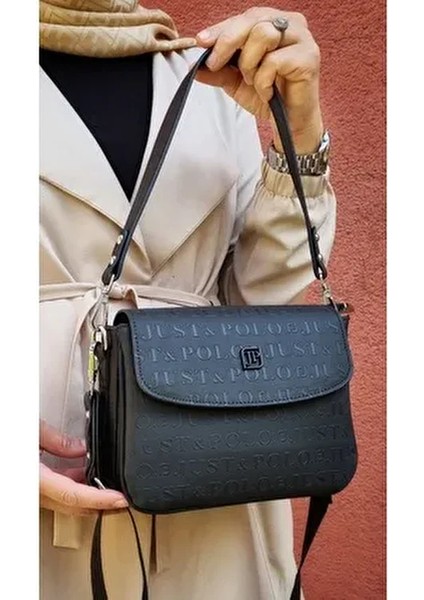 Justpolo Kadın Iki Askılı 4 Bölmeli El ve Omuz Çantası