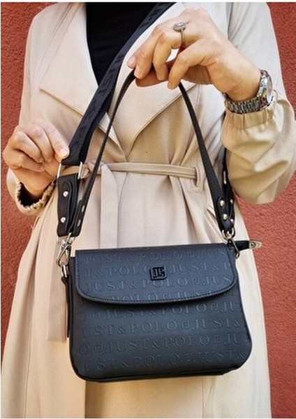 Justpolo Kadın Iki Askılı 4 Bölmeli El ve Omuz Çantası