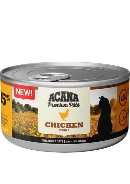 Premium Pate Tavuk Etli Kedi Konservesi 85GR