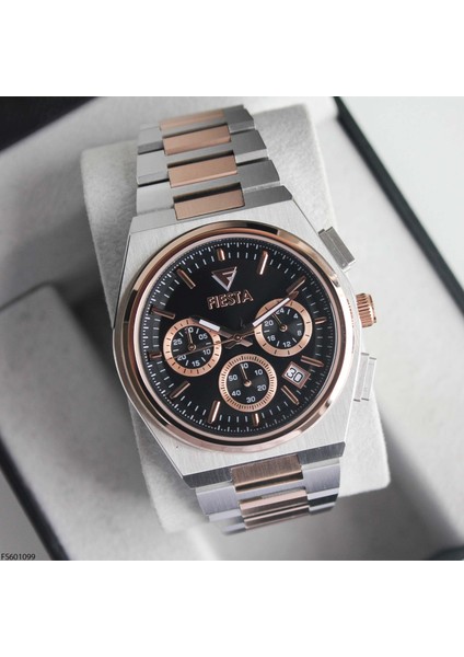 FS601099 Çelik Kordonlu Erkek Kol Saati
