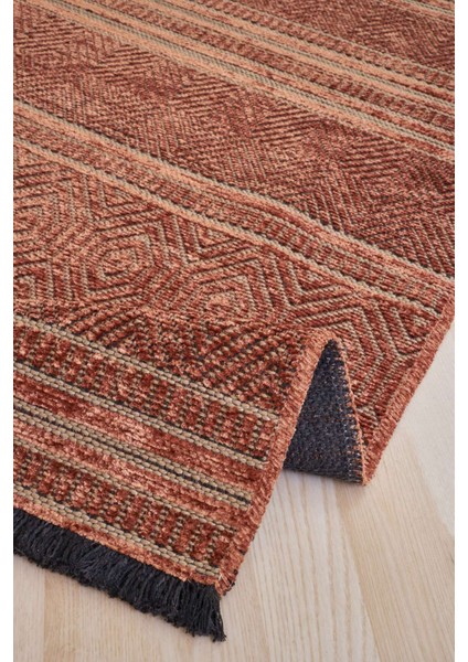 Gloria 4006 Kiremit - Jüt Halı | Modern Dekoratif Dokuma Halı modelleri