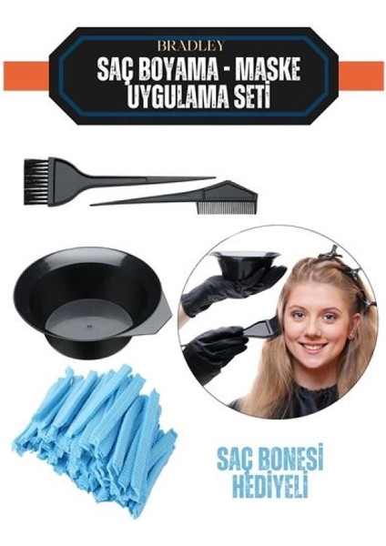 Saç Boyama Seti 24 Saç Bonesi fiyatları