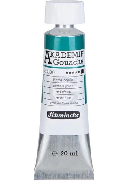 Akademie Guaj Boya 20 Ml. 500 Phthalo Green