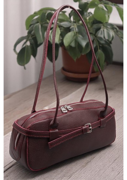 Kadın Tasarım Model Gerçek Deri Omuz Çantası RY411 indirimleri