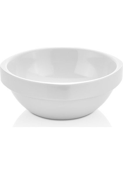 4314.PW - Bergama 6'lı Beyaz Kase Seti 14 Cm, Thermoset Melamin