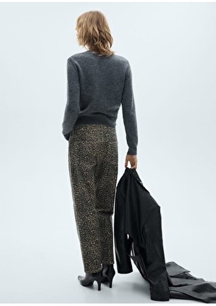 Leopar Düz Kesim Jean fırsatları