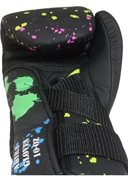 Akira Boks Eldiveni Kickboks Muaythai Müsabaka Antreman Suni Deri Özellikli fırsatları