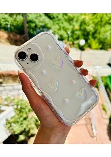 Iphone 14 Plus ve 15 Plus Kamera Korumalı 3D Oyuncak Inci Tasarımlı Silikon Kılıf indirimleri