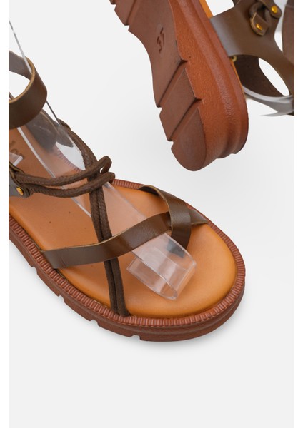 Günlük Kadın Hakiki Deri Sandalet fırsatları