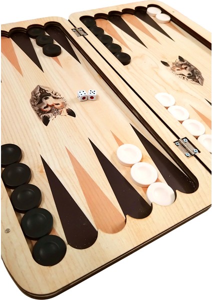 Orta Boy Baskılı Seyahat Tavlası – 28×33×2,3 cm (Telefon Tutacağı Hediyeli) modelleri