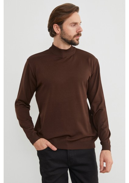 Basic Dik Yaka Triko Kazak fiyatları