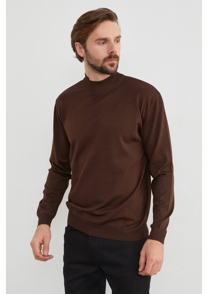 Basic Dik Yaka Triko Kazak modelleri