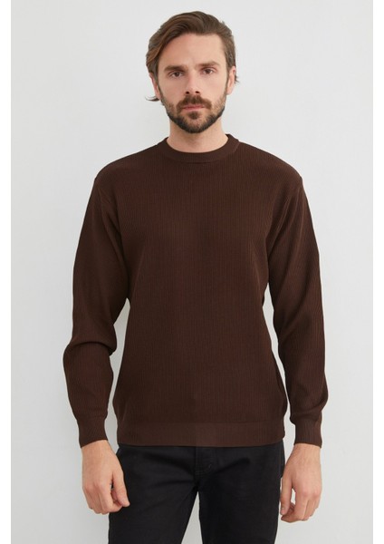 Basic Bisiklet Yaka Triko Kazak modelleri