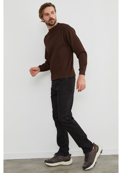 Fermuarlı Straight Jean Pantolon fırsatları