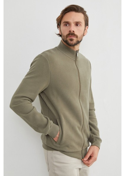 Fermuarlı Dik Yaka Hırka indirimleri