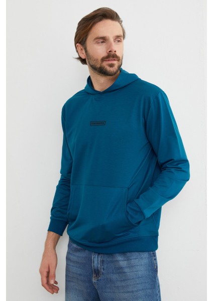 Look Beautıful Yazı Baskılı Kapüşonlu Sweatshirt