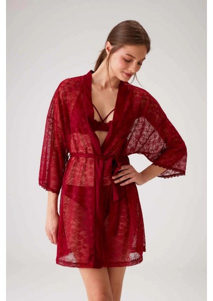 Marsilyan- Calandre Dantel Sabahlık