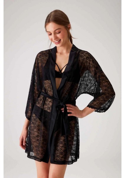 Marsilyan- Calandre Dantel Sabahlık modelleri