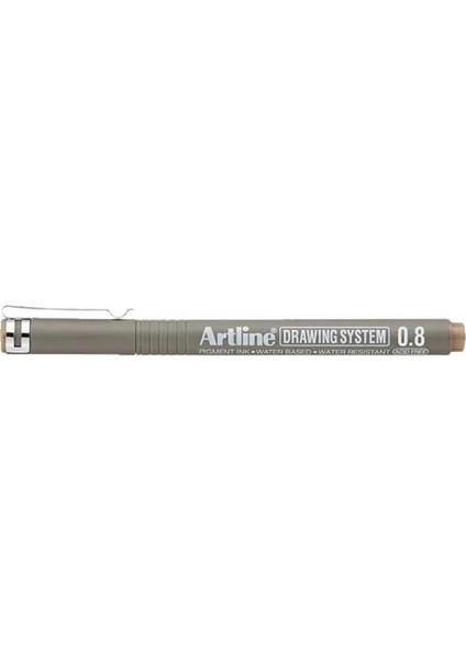 Drawing System Teknik Çizim Kalemi 0.8 mm Pale Brown