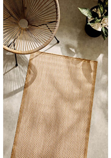 Leke Tutmaz Iç Dış Mekan Bej Renk Balıksırtı Halı Kilim indirimleri