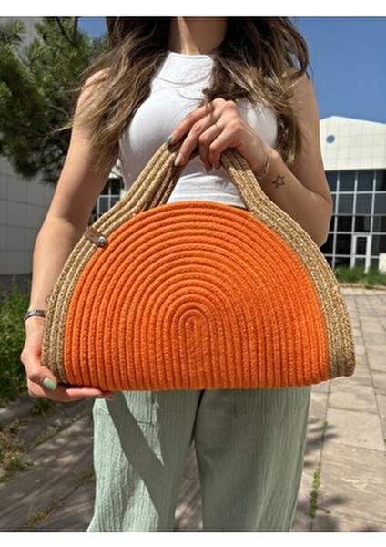 Mia Hasır Jüt Clutch Çanta indirimleri