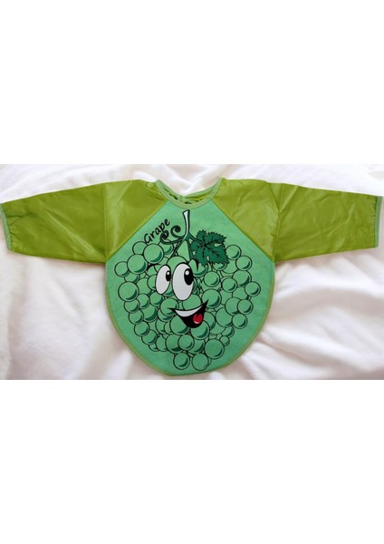 0-12 Ay Kollu Şirin Renkli Desenli Mama Önlüğü fiyatları