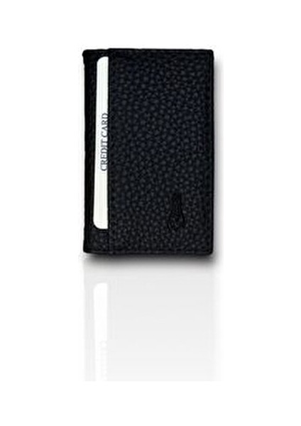 Vegan Kartlık Minimalist Tasarım Şeffaf Kimlik Cepli Erkek Kredi Kartlık ve Cüzdan