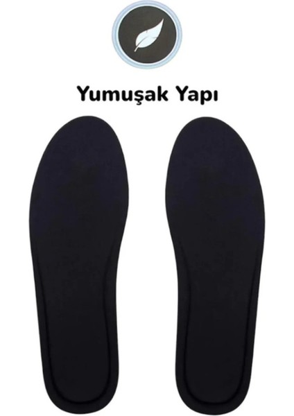 Jacklion Estetik Rahat Siyah Ayakkabı Iç Tabanlığı Fuspet Her Model Ayakkabıya Uygundur. modelleri