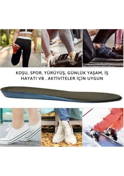 Jacklion Estetik Rahat Siyah Ayakkabı Iç Tabanlığı Fuspet Her Model Ayakkabıya Uygundur. indirimleri