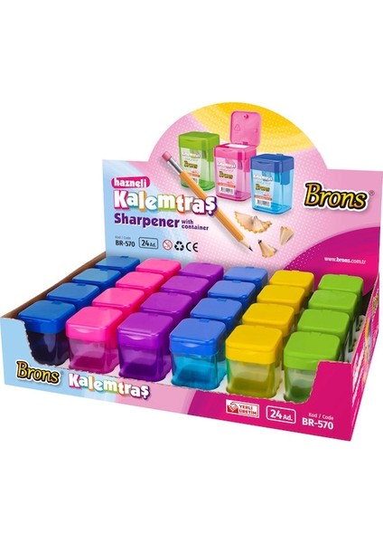 Çift Supertrendkli Hazneli Kare Kalemtraş