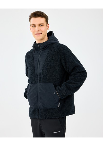 M Comfort Hoodie Sherpa Jacket Erkek Siyah Mont S2520131-3817 fiyatları