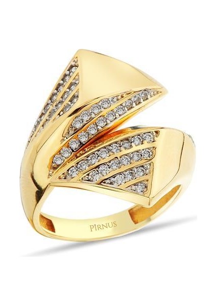 Altın Taşlı Set Yüzük