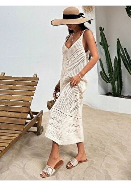 Yazlık Askılı Elbise