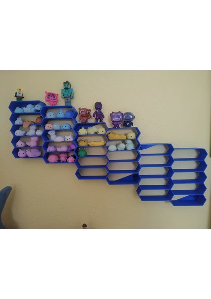 Oyuncak Araba Rafı Hot Wheels Uyumlu 10 Arabalık