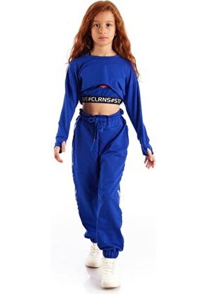 Modern Romance Şeritli Kız Çocuk Penye Eşofman Altı modelleri