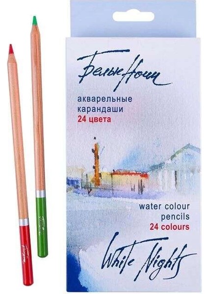 White Nights Aquarell Sulu Boya Kalemi Seti 24 Renk