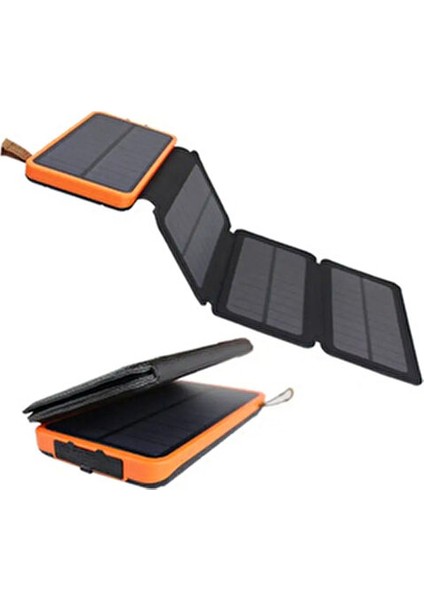 Güneş Enerjili Powerbank 20000 Mah Katlanır 4 Güneş Paneli ile USB Şarj Cihazı indirimleri